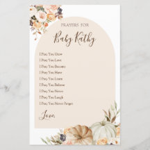 Brande oranje pompoenliefhebbers voor Baby