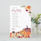 Brande oranje pompoenliefhebbers voor Baby (Staand voorkant)