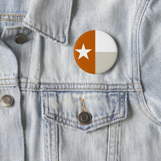 Brande Sinaasappel Texas Flag Button (In situ)