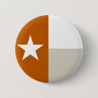 Brande Sinaasappel Texas Flag Button