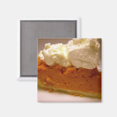 Brande zoete aardappelpastei magneet (Voorkant / Achterkant)