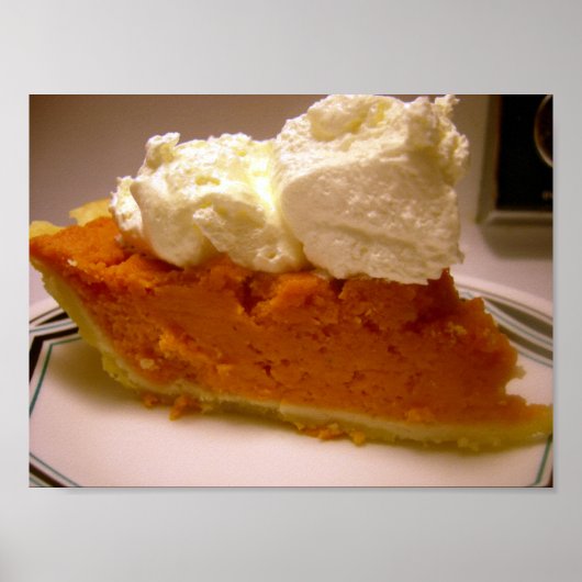 Brande zoete aardappelpastei poster (Voorkant)