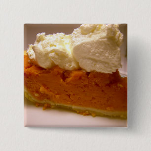 Brande zoete aardappelpastei vierkante button 5,1 cm