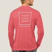 Branded and Bold - Uw bedrijf T-shirt! Tri-Blend Shirt (Achterkant volledig)