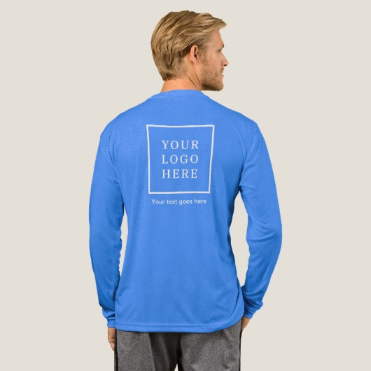 Branded and Bold - Uw bedrijf T-shirt! Tri-Blend Shirt (Achterkant)