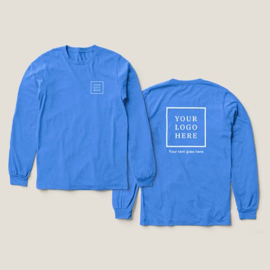 Branded and Bold - Uw bedrijf T-shirt! Tri-Blend Shirt (Voorkant /achterkant)