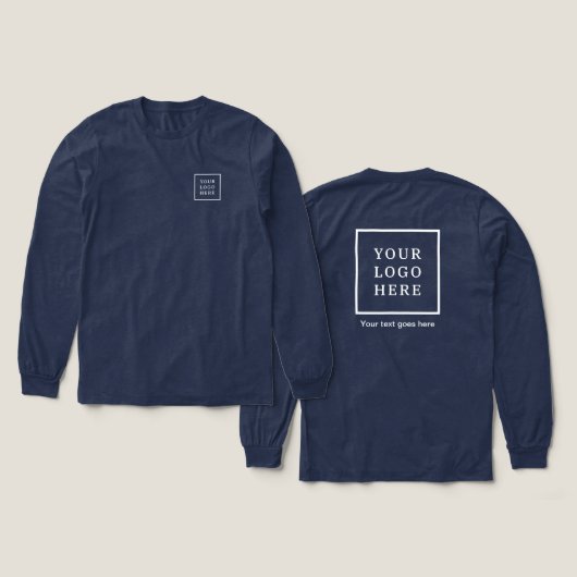 Branded and Bold - Uw bedrijf T-shirt! Tri-Blend Shirt (Voorkant /achterkant)