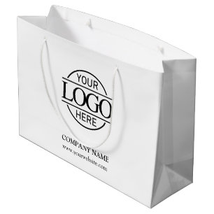 Branded Black en White Business Logo Promotionele Groot Cadeauzakje