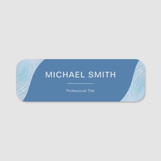 Branded Business Employee Name Tag (Voorkant)