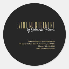 Branded Business Event Management Sticker