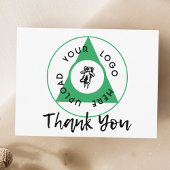 Branded Business Logo Bedankt Briefkaart