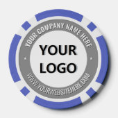 Branded Business Logo Company Poker Chips Template (Achterkant)