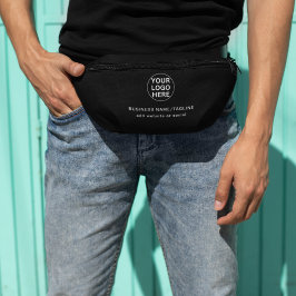 Branded Business Logo L Zwart-wit Promotie Heuptasje