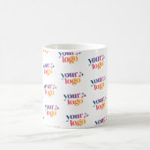 Branded Business Logo Pattern Mug Koffiemok (Center)