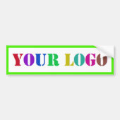 Branded Business Logo Promotional Bumper Stickers (Voorkant)