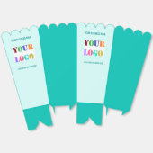 Branded Business Logo Text Popcorn Box Example Bedankdoosjes (Ongevouwen)