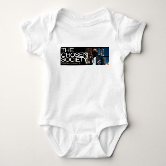 Branded CHOSENSOCIETY peuter body suit Romper (Voorkant)