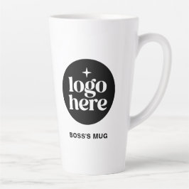 Branded Custom Employee Business Logo Latte Mok