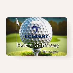 Branded gepersonaliseerde zakelijke onderneming badge