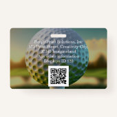 Branded gepersonaliseerde zakelijke onderneming badge (Achterkant)