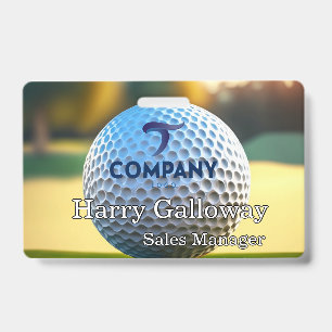 Branded gepersonaliseerde zakelijke onderneming badge