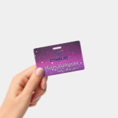 Branded gepersonaliseerde zakelijke onderneming badge (Handheld)