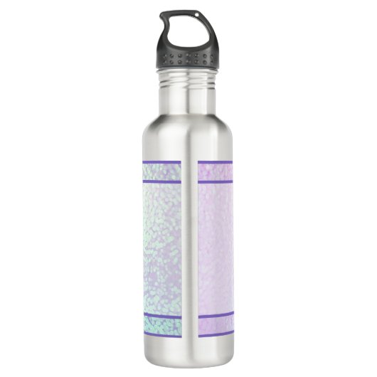 Branded Holographic Professional Chic Business Waterfles (Achterkant)