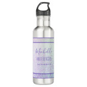 Branded Holographic Professional Chic Business Waterfles (Voorkant)