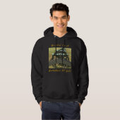 Branded In A Battlefield Of Gold Black Hoodie Mens (Voorkant volledig)