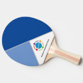 Branded Logo Ping Pong Paddle Tafeltennisbatje (Zijkant)