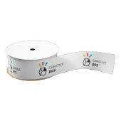 Branded Mailer Box Grosgrain Ribbon with Logo Lint (Spoel)