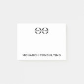 Branded Post it Note met Logo (Voorkant)