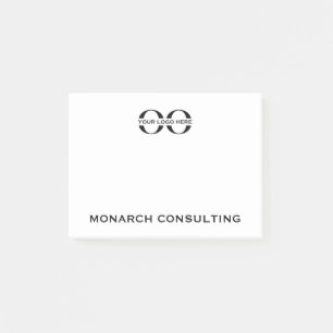 Branded Post it Note met  Logo