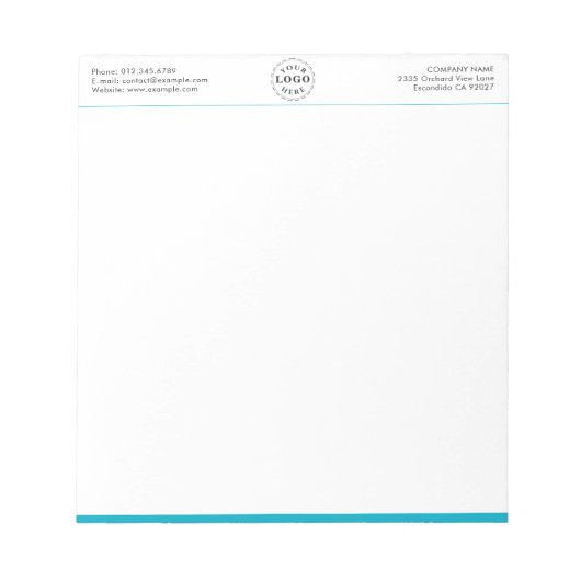 Branded Professional 5,5-inch x 6-inch Notitieblok (Voorkant)