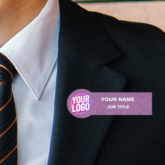 Branded Professionalism: Naam Tags met Safety Pin