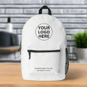 Branded Promotie Zwart-wit Business Logo Bedrukte Rugzak