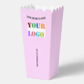 Branded Promotional Business Popcorn Boxes Example Bedankdoosjes (Achterkant)