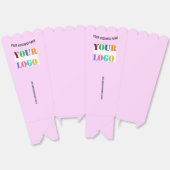 Branded Promotional Business Popcorn Boxes Example Bedankdoosjes (Ongevouwen)