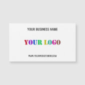 Branded Promotional Magnetic Business Card Example (Voorkant)