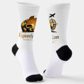 Branded socks sokken (Gebogen)