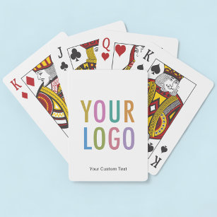 Branded Speelkaarten Custom Logo Promotionele Bulk