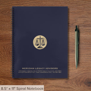 Branded Spiral Notitieboek voor advocatenkantoren