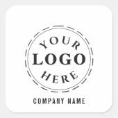 Branded Square Sticker -  en stijlvol (Voorkant)