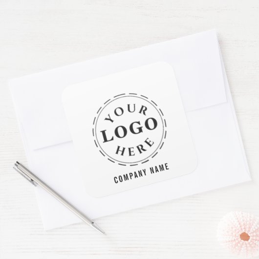 Branded Square Sticker -  en stijlvol (Envelop)