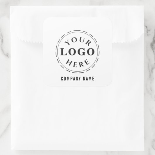 Branded Square Sticker -  en stijlvol (Tas)