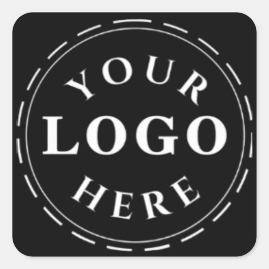 Branded Square Sticker voor uw bedrijf (Voorkant)