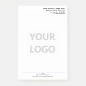 Branded Stationery Business Post-it® Notes Example (Voorkant)