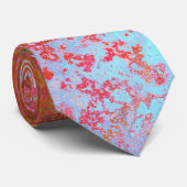 Brandelement Alcoholinkt Abstract Sinaasappel Stropdas (Opgerold)