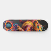 *~* Brandelement AP88 Elementaire Dragon Fierce Persoonlijk Skateboard (Horizontaal)