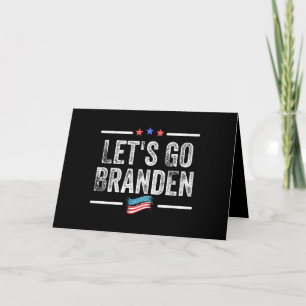 branden conservatief, vlag grappig anti-biden t-sh kaart